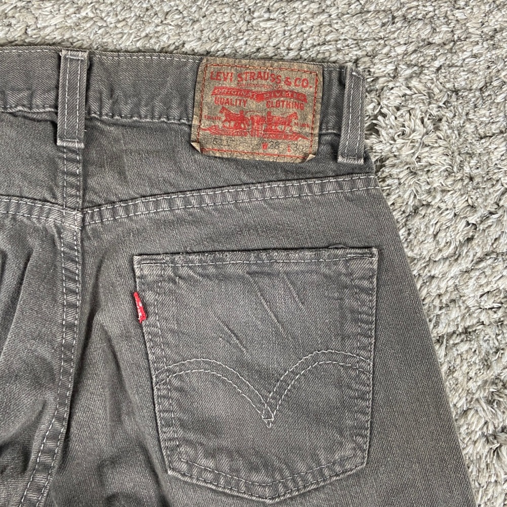 Vintage Levis 511 Skinny‎ Jeans Mens 28x30 Grey Denim Slim Fit Cotton Pant Y2k